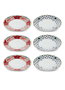 Hermia Set de Platos de Postre Multicolor 6 Piezas